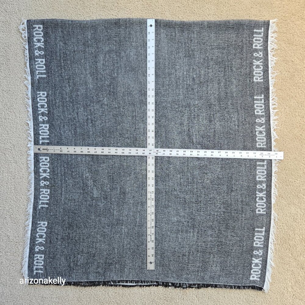Saint & Sofia Rock & Roll Wool Blend Scarf - Picture 2 of 8